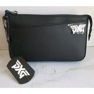 PXG Signature Cactus Leather Black Crossbody Purse